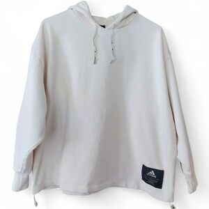 Adidas Oversized Cream Hoodie